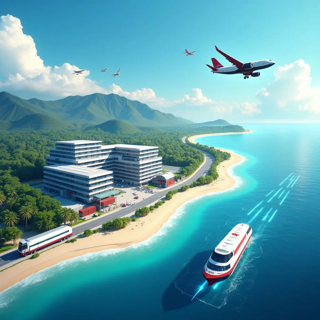 שרשרת אספקה פארמצבטית גלובלית עם AI, שילוח ימי ואווירי